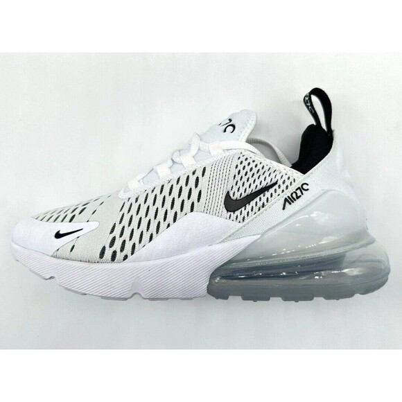 New Nike Air Max 270 Women's Size 5.5 White Black Running Shoes AH6789-100 - Picture 7 of 14